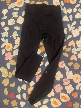 lululemon athletica Black Fast&Free Performance Leggings